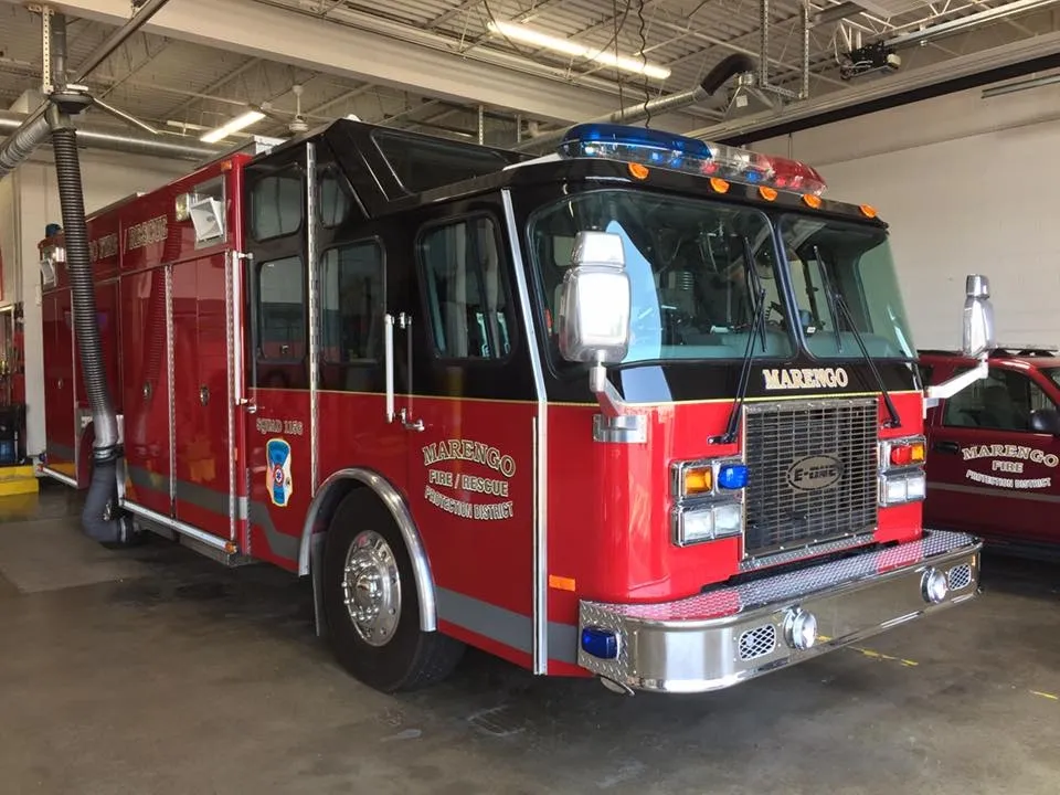 Cary Illinois Fire Truck Signs